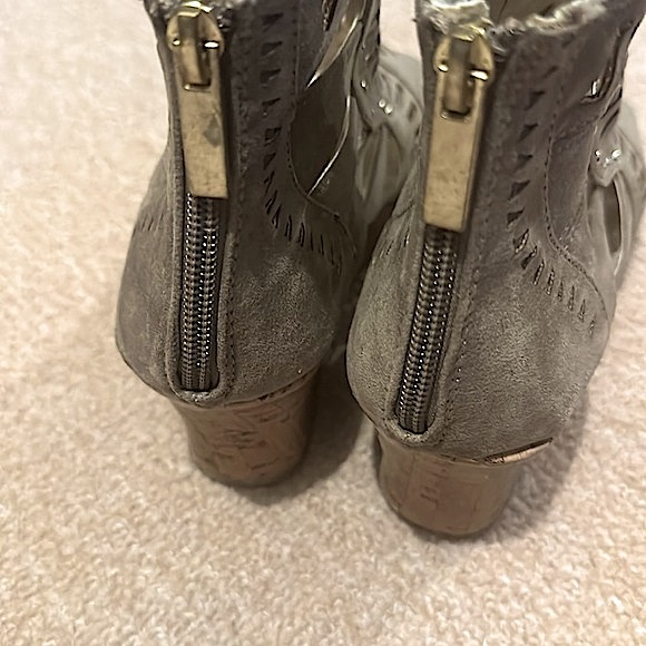 Unlisted - Cutout wedge heels / shoes / sandals - size 5 - Picture 8 of 9